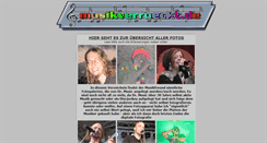 Desktop Screenshot of fotogalerien.musikverrueckt.de